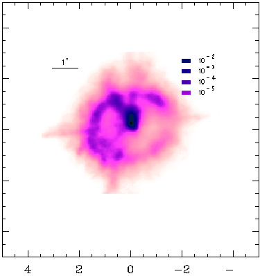 Near-infrared adaptive optics image of the GG Tau circumbinary disk