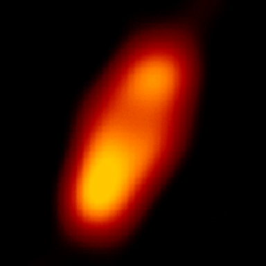 Spitzer space telescope image of the disk around Fomalhaut